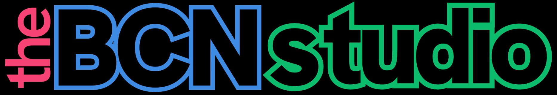 BCN studio logo on black background